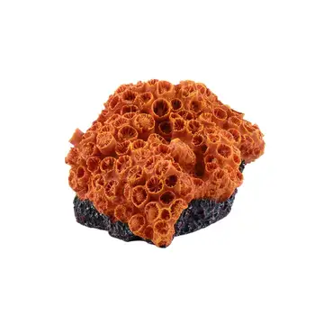 

1pc Ornament Artificial Creative Resin Decorative Craft Lanscape Coral Reef Ornament for Aquarium Fish Tank