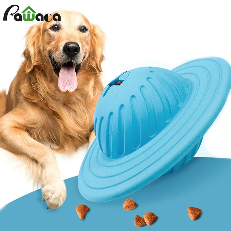 Wisedom Dog Treat Ball IQ наружная Интерактивная пищевая дозирующая головоломка игрушки для средних и больших собак погоня за жевательной игрушкой для домашних животных