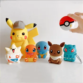 

For airpods1 2 Bluetooth Headphone cover Earphone Case Cartoon Silicone Cute protector soft Digimon for Airpod case Accessories