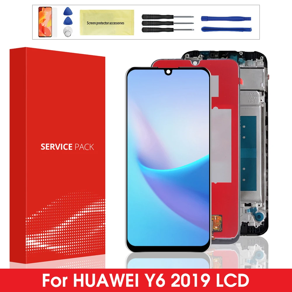 Оригинальный дисплей для Huawei Y6 Prime 2019 Pro MRD LX1f ЖК сенсорный экран дигитайзер в