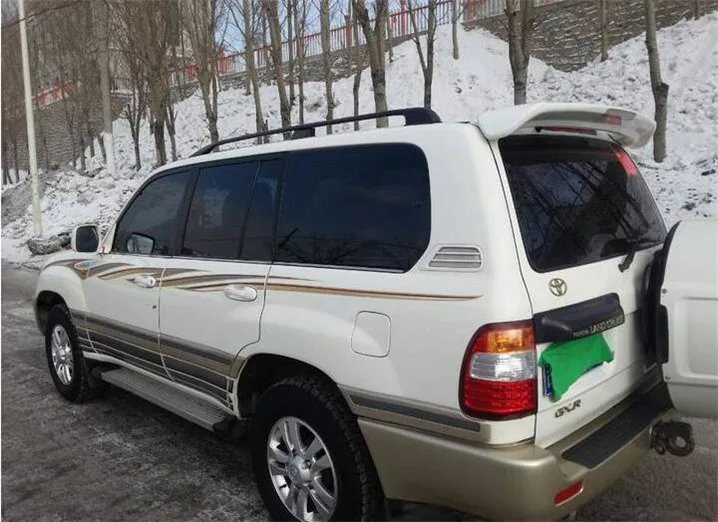 Спойлер для Land Cruiser FJ90 2002 2005 спойлер из АБС пластика Toyota FJ100 заднее крыло