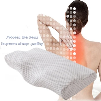 

Contoured Orthopedic Memory Foam Pillow for neck pain Cervical Pillows Memory Pillows Relax Cervical health care pillows