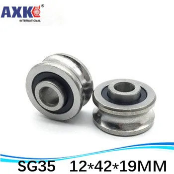 SG35 2RS U паз шкив шарикоподшипники 12*42*19 мм направляющий роликовый подшипник SG12RS