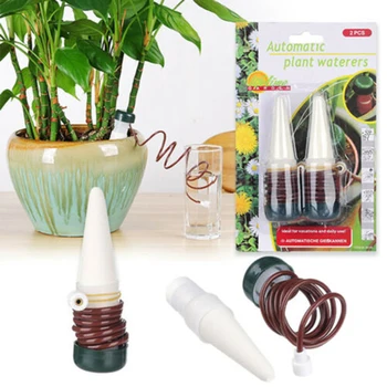 

10PCS Automatic Plant Potted Waterers Stakes Self Watering Spikes Device Garden