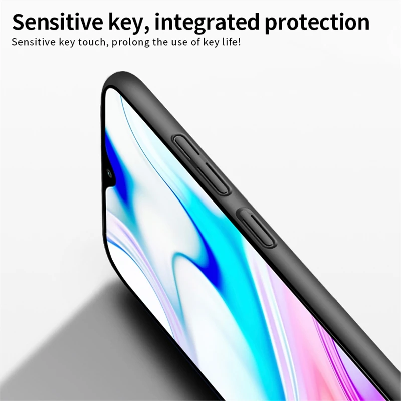 Для Xiaomi Redmi 8 чехол Роскошный ультра гладкий тонкий жесткий чехол для телефона для Xiaomi Redmi 8 защитный чехол для Xiaomi Redmi 8