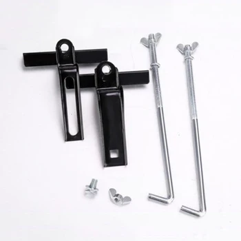 

Metal Rack Bracket Stand Adjustable Mount Black Silver 16cm-22.5cm Car Storage Stabilizer Durable Practical Useful