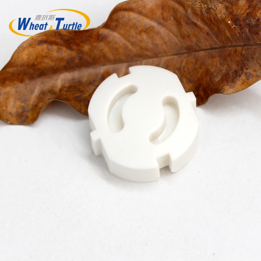 Socket Covers 5pcs Baby Safety Rotate Cover European Standard Children Against Electric Protection Socket Plastic Security Locks