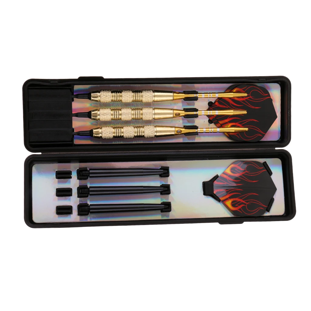 3 Pieces Professional Premium Soft Tip Darts Electronic Darts Iron Barrels witih Storage Box Darts Game for Family Adults Kids 3 Pieces Professional Premium Soft Tip Darts Electronic Darts Iron Barrels witih Storage Box Darts Game for Family Adults Kids