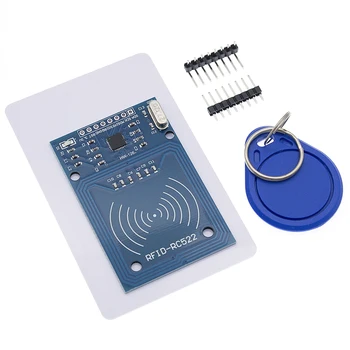 

5PCS MFRC-522 RC522 RFID RF IC card sensor module to send S50 Fudan card, keychain