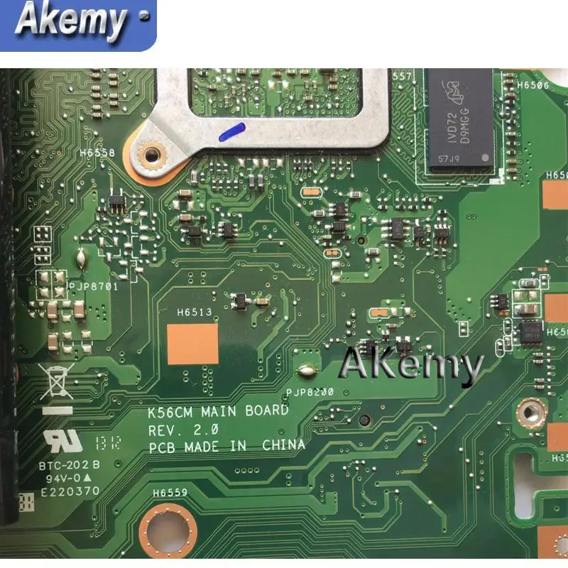 Akemy K56CM Laptop motherboard For Asus K56CM K56CB K56C S550CM S550C Test original mainboard I5 CPU GT630M