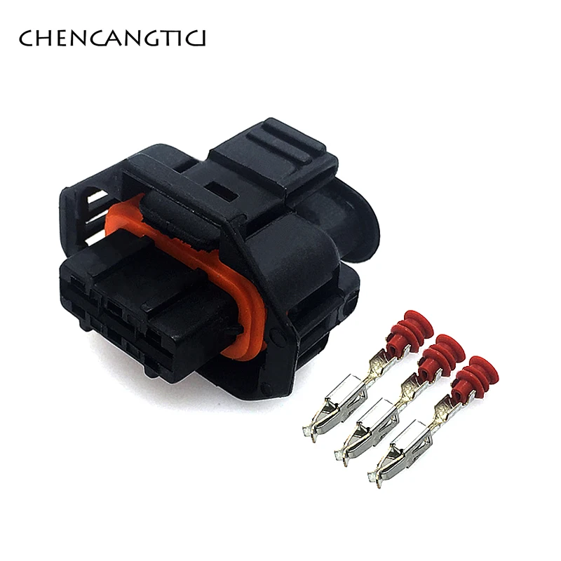 2 sets 3 pin/way Female Male 3.5mm Auto Sensor Connector 1928404227 1928403966 Diesel Injection Pump Use For Boschs