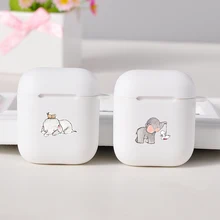 Soft Air Pods Case For Apple Airpods 1/2 Case Cute Cartoon Dumbo Elephant Silicone Bluetooth Wireless Earphone Protective Covers