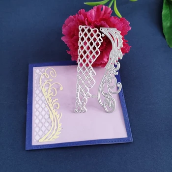 

Hollowed-out lace lace background wallpaper art metal cutting die stamping die clipping paper processing album template DIY