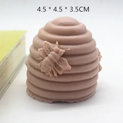 3d пластырь глина цветок форма DIY ремесло шоколадный торт кактус силиконовые формы для свеч для изготовления свечей - Цвет: Сливовый