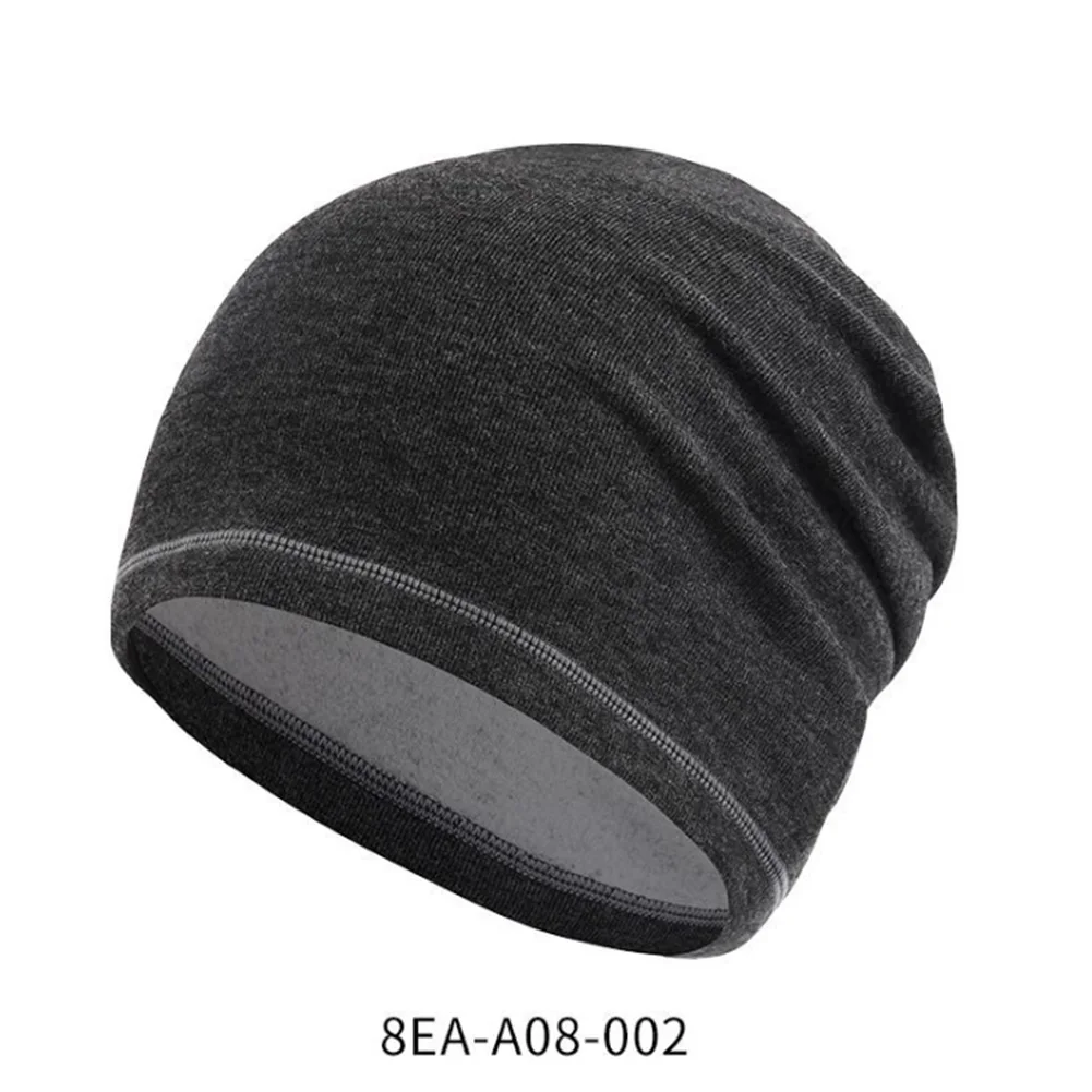 Carbon Grey Unisex Warm Beanie Artificial Wool Winter Thermal Outdoor Cycling Casual Knitted Windproof Sport Snowboard Running Ski Hiking - Цвет: Carbon Grey