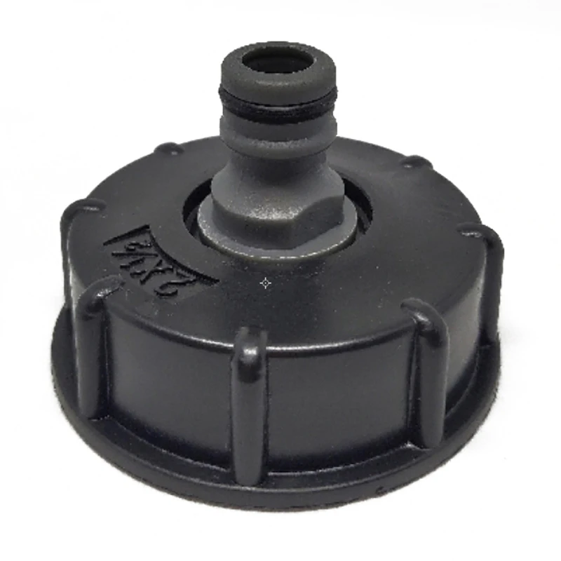 1Pc New IBC Hose Adapter Reducer Connector Water Tank Fitting 2'' Standard Coarse Thread Durable Garden Hose Pipe Tap Storage