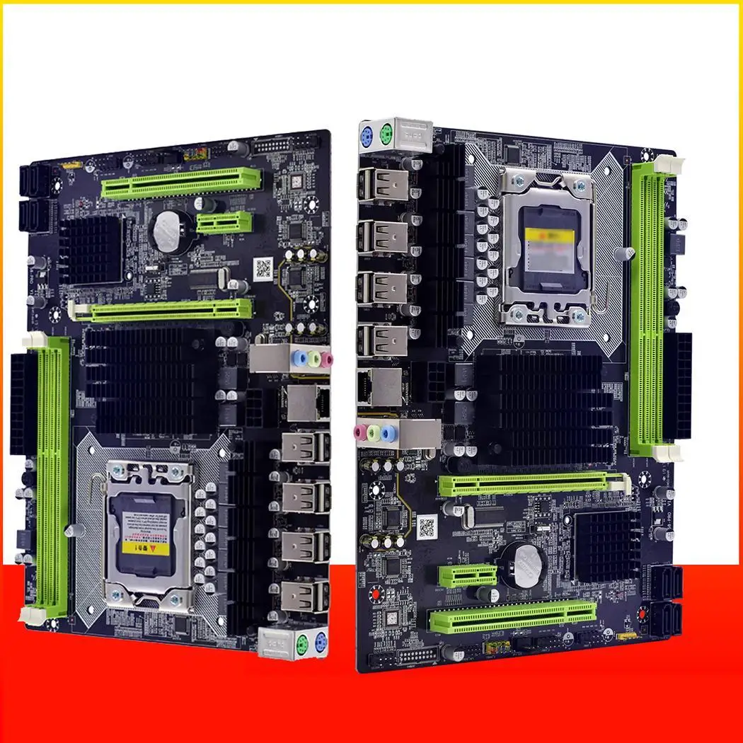 LGA1366 X58 Материнская плата Дискретная графическая канал DDR3 регистровая и ecc память