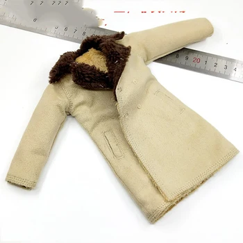 

1/6 WWII Fur Coat Long Coat Models for 12''Action Figures Bodies Accessories
