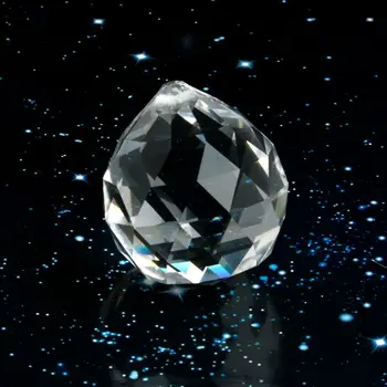 

Clear Crystal Lamp Ball Hanging Prism Suncatcher Wedding Decor 20mm