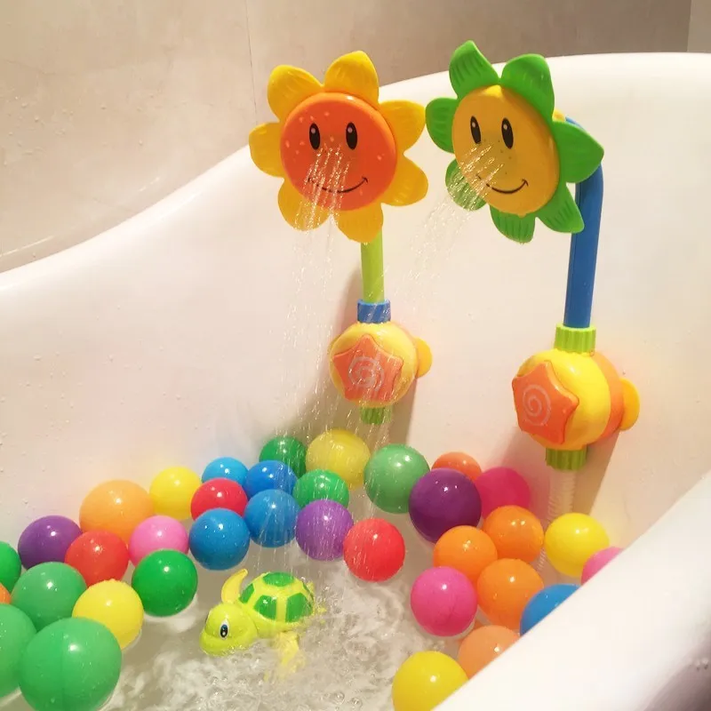 

Shower Head Colorful Bathroom Toy Swimming xi zao qiu Oceans Hand-cranking Floating String Bag GIRL'S Water Baby Hanging Bag