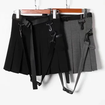 

2020 spring and summer new European and American anti-glare belt skirts