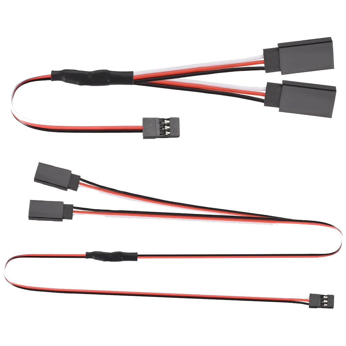 Uxcell 1/5/10 шт Удлинительный кабель 15/50/60 см Y Servo дистанционного Управление гоночный часть 1 до 2 Женский Мужской подводящего провода 30 ядер