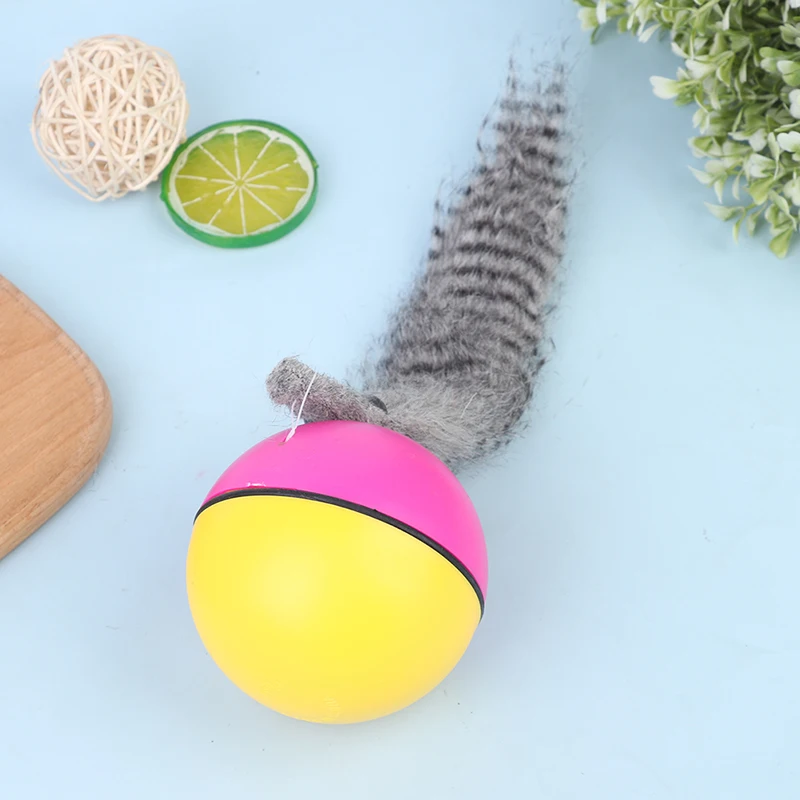 Pet Dog Cat Toy Weasel Motorized Funny Rolling Ball Beaver Balls Pet Toys Cat Products Accessories