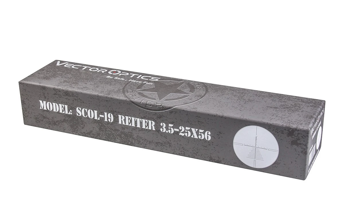 Векторная оптика Reiter 3,5-25x56 снайперская тактическая винтовка с гравированным стеклом 1/10 мил регулировка для охоты стрельбы
