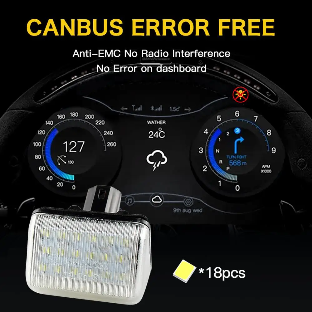 Светодиодсветильник лампа CANBUS для номерного знака Mazda 6 2003 2008 CX 5 2013 2014 7 2007 2012 Speed 2006