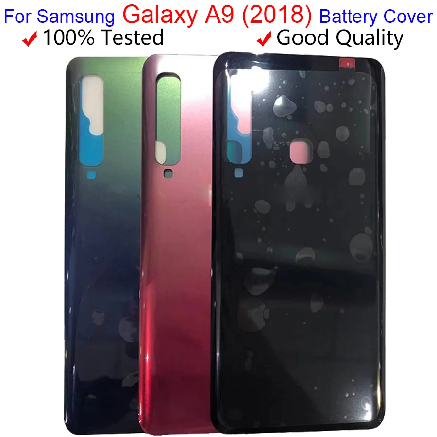 Per Samsung Galaxy A9 (2018) Coperchio Batteria Posteriore Sportello Custodia Posteriore Per 6.3 "Samsung A9S A920 A9200 Coperchio Batteria