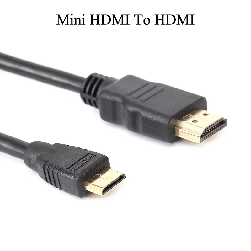 Mini HDMI To HDMI HDMI кабель HDMI1.4 видео кабель Micro HDMI к HDMI Mini HDMI к HDMI версии 1080p 3D для HDTV 0,5 м 1,5 м 3M 5 м - Цвет: Mini HDMI To HDMI