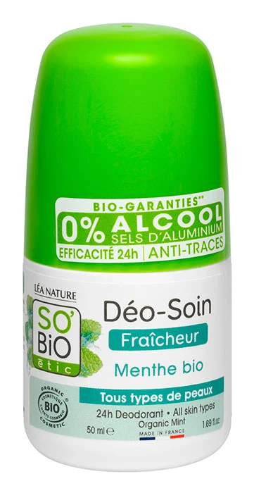 skøjte molester ben Deodorant with mint so'bio ETIC 50 ml|Deodorants & Antiperspirants| -  AliExpress