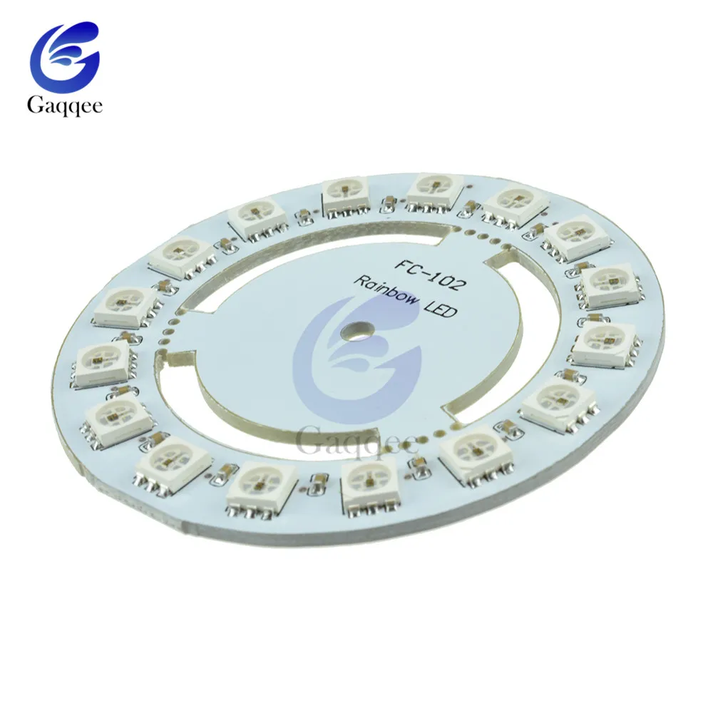 7 60 бит цифровой WS2812 RGB светодиодный кольцевой полноцветный подсвечивающий 5050 SMD