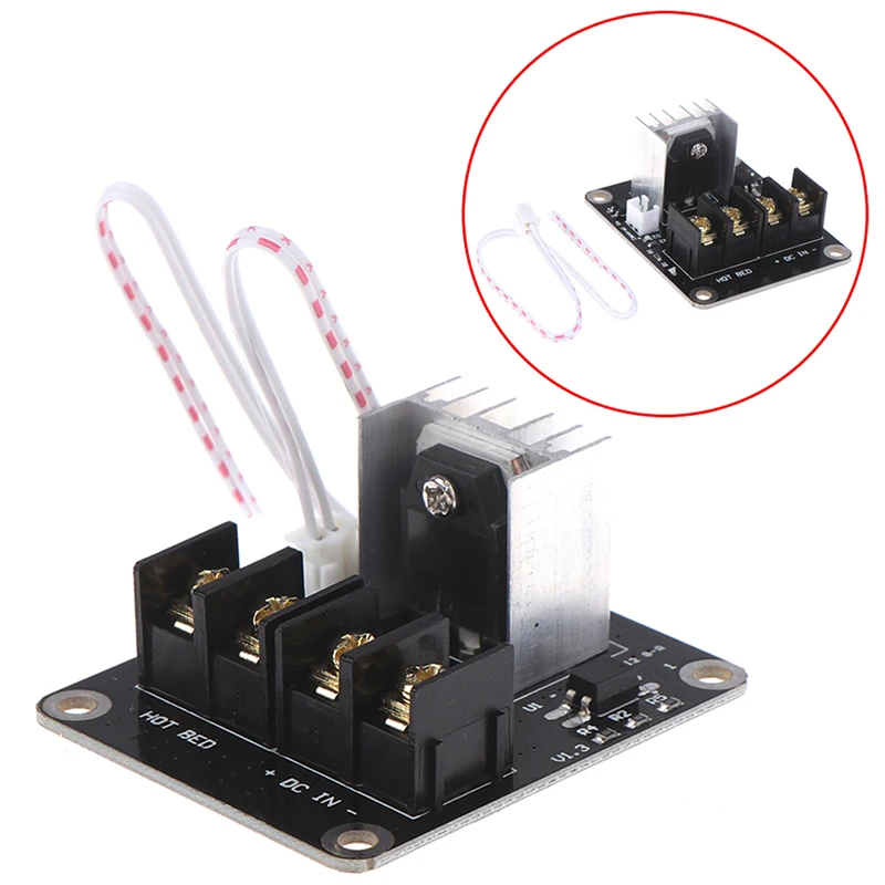 Модуль расширения MOSFET для 3D-принтера 2pin Lead Anet A8 A6 A2 запчасти черный | Компьютеры и