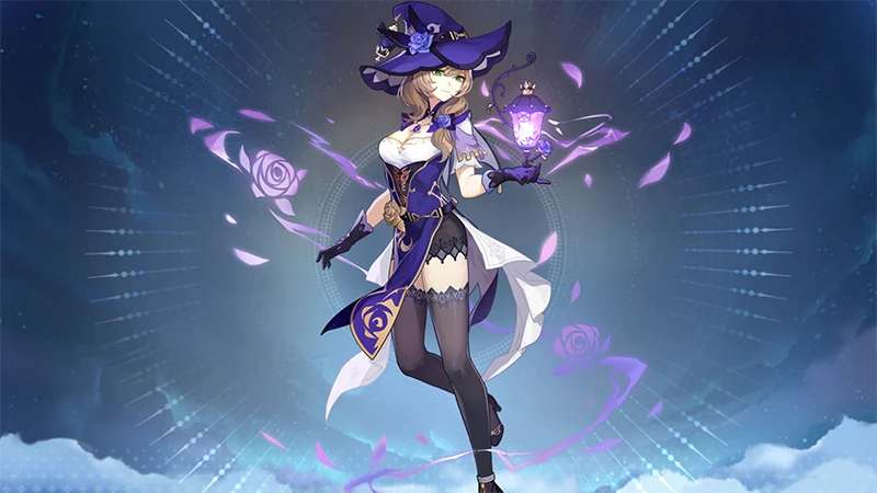Genshin Impact Lisa Cosplay  80cm ũ   ڽ ִϸ̼ ڽ   ռ  ҷ