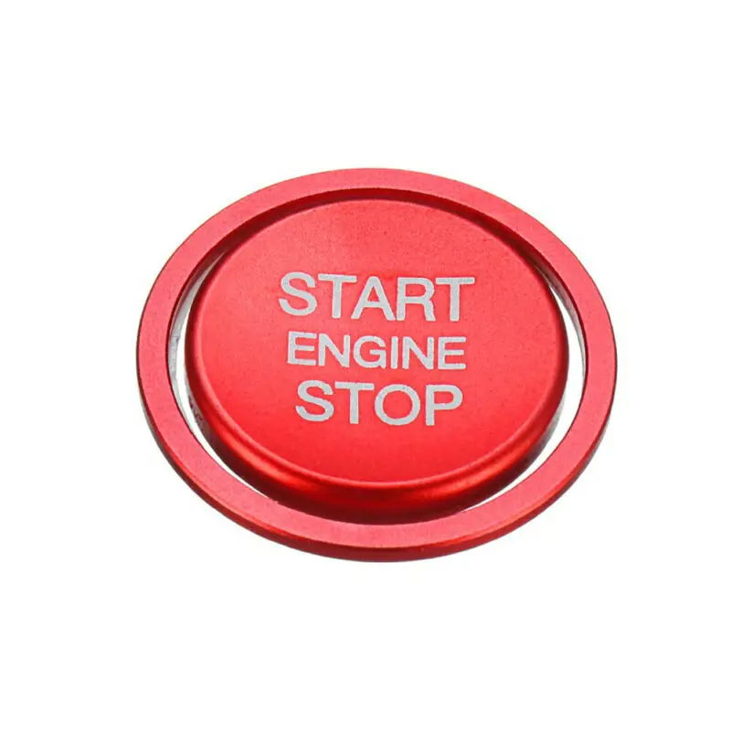 2pcs Button cover Car Auto Engine Start Stop Push Switch For Golf 7 MK7 Aviation Aluminum Red |