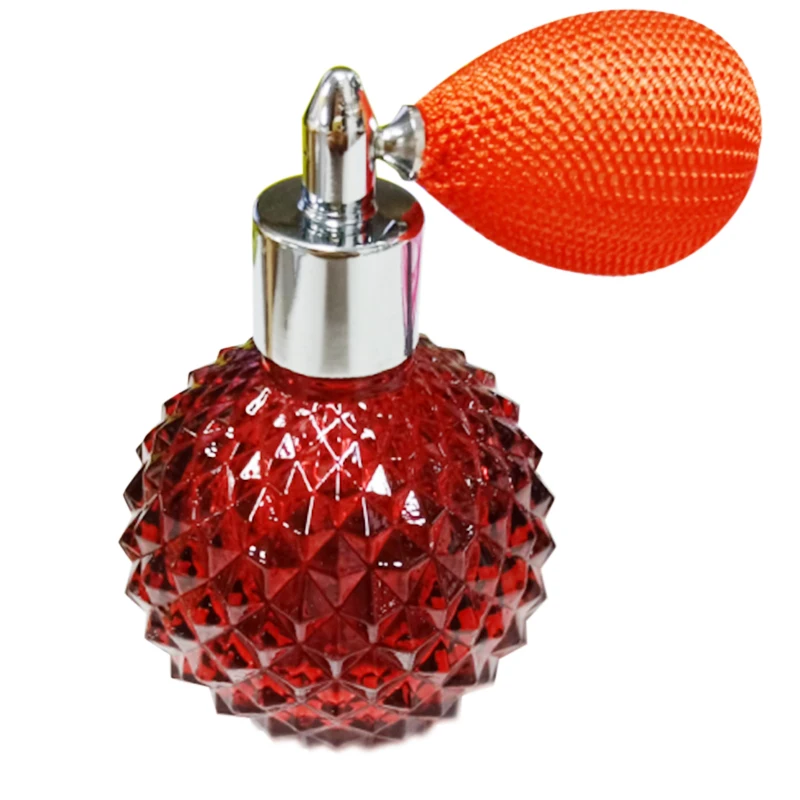 New Airbag Perfume Bottle Glass Sprayer Bottle Refillable Retro Gasbag Spray Portable Perfume Atomizer SCI88 - Цвет: as shown