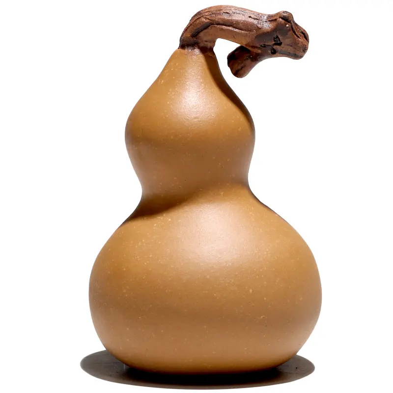 

Yixing Raw Ore Purple Sand Creative Purple Sand Tea Ceremony Tea Ornaments Decoration Supportable Gourd