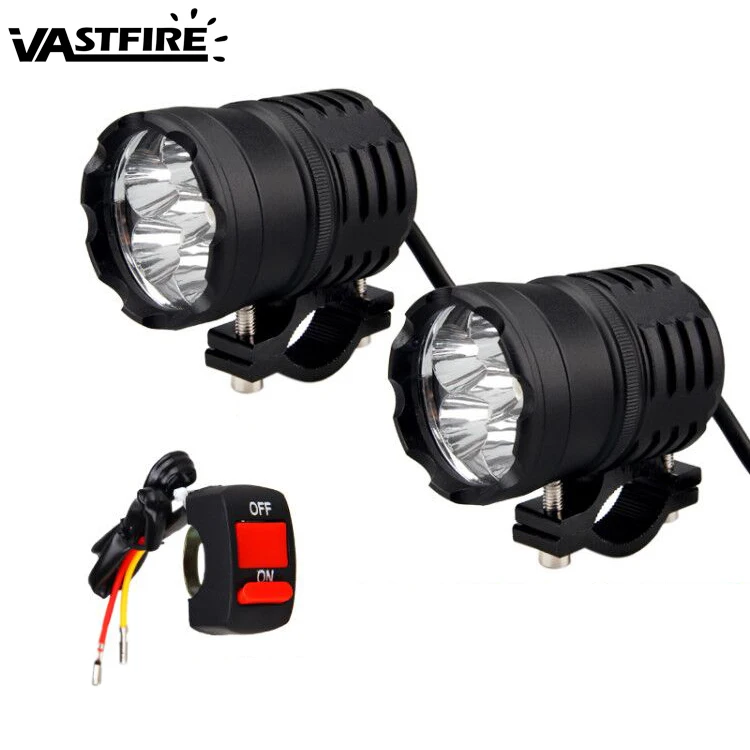 

1 Or 2PCS U50 3 mode 60W 6LED Motorcycle Headlight Spot Light LED Driving Fog Light Lamp Waterproof
