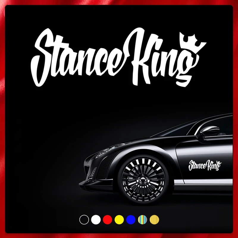 

CS40087# наклейки на авто Stance king водонепроницаемые наклейки на машину наклейка для авто автонаклейка стикер этикеты винила наклейки стайлинга ...