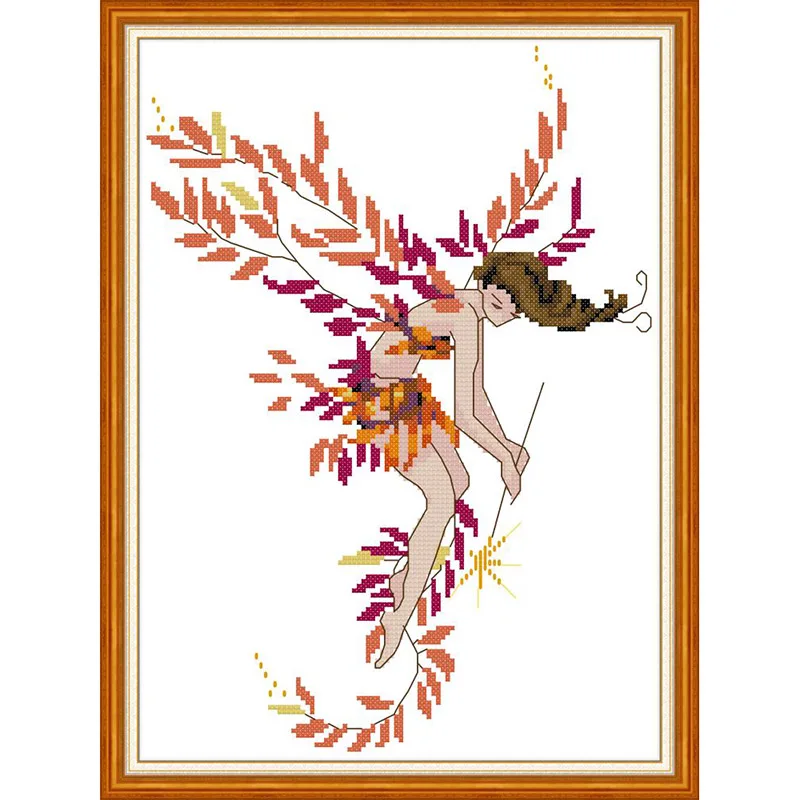 RA276 Everlasting love Butterfly сказочные китайские наборы для вышивки крестом экологический хлопок с печатью 11 DIY рождественские Свадебные украшения - Цвет: RA276