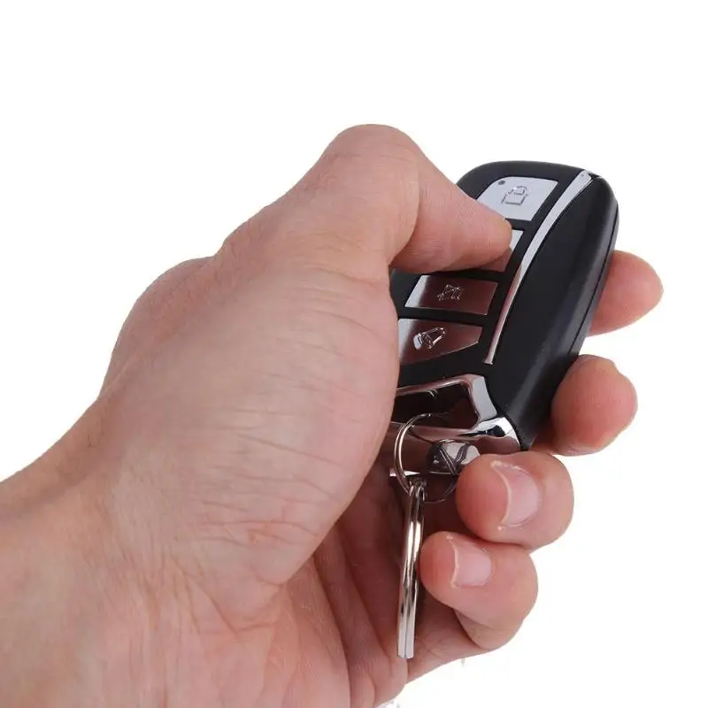 Universal Door Lock Alarm With Remote Control 405/T293 Car Keyless Entry System Keychain Auto Vehicle Remote Central Kit