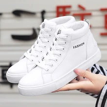 Зимние ботинки унисекс с высоким берцем; женские кожаные плюшевые повседневные ботинки; мужские мягкие кроссовки на плоской подошве; Mujer Botas; обувь, увеличивающая рост