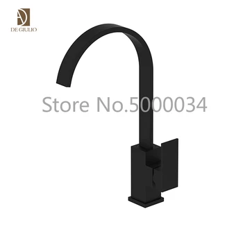 

Black Painting Kitchen Sink Taps Stainless Steel Matte Black Kitchen Faucet