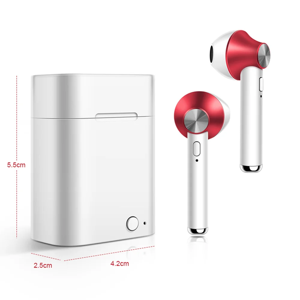 Bluetooth Earphone Stereo Wireless Headphones Running Sport Bass Headset With Mic Charging box For Iphone TWS Bluetooth Earphone