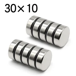 1/2/5 Pcs 30x10 Round NdFeB Neodymium Magnet N35 Super Powerful imanes Permanent Magnetic Disc