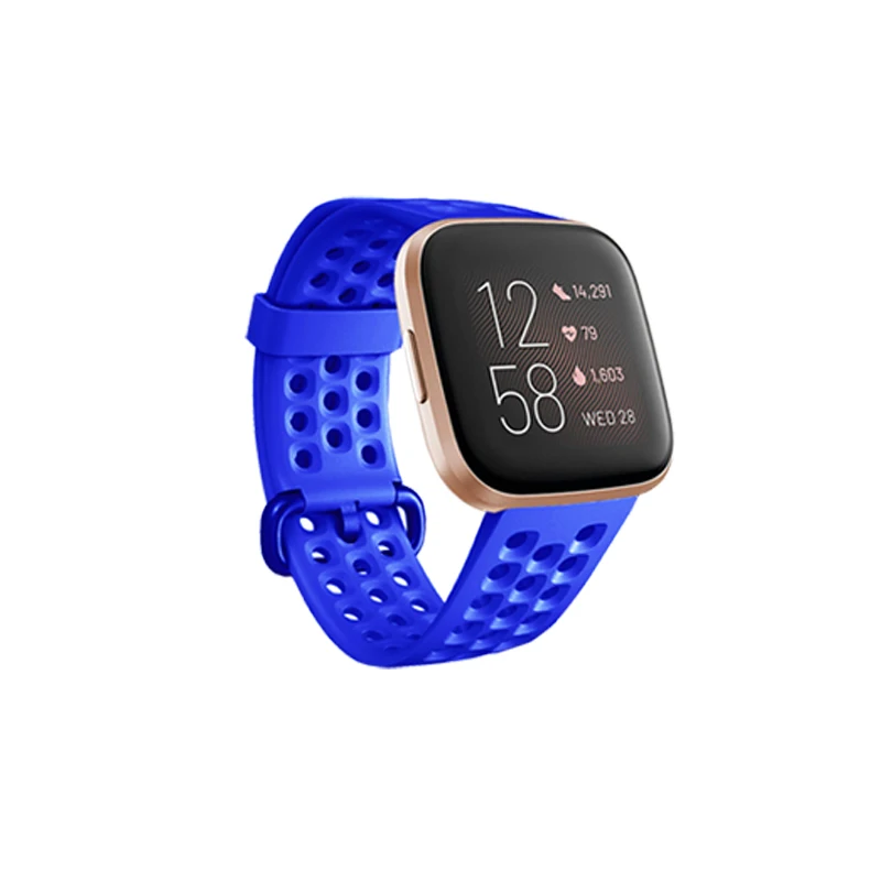 Baaletc для Fitbit Versa/Versa 2 отверстия для вентиляции браслет дышащий ремешок для часов с отверстиями для воздуха для Fitbit Versa 2 браслет