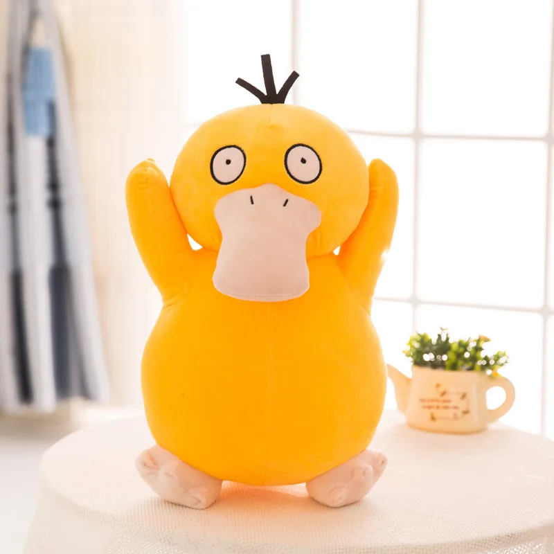 40 см PsyDuck Плюшевые TAKARA TOMY Аниме Фигурка Покемон игрушки Пикачу Кукла детская подушка Забавный подарок - Цвет: Round eye  40cm