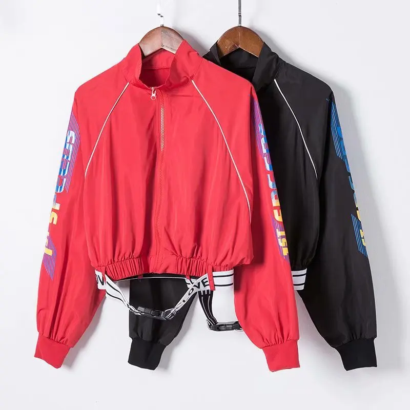 

2018 Autumn New Style WOMEN'S Dress Western Style Short Belt Pilots Casual Jacket