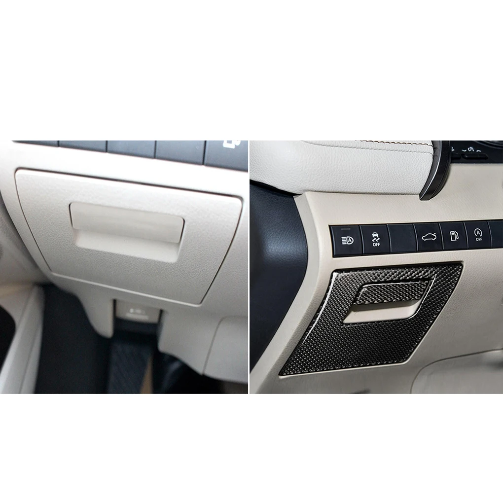 Замена для Toyota Camry- 2 шт./компл. перчатка коробка ручка Крышка отделка углеродного волокна Наклейка Декор